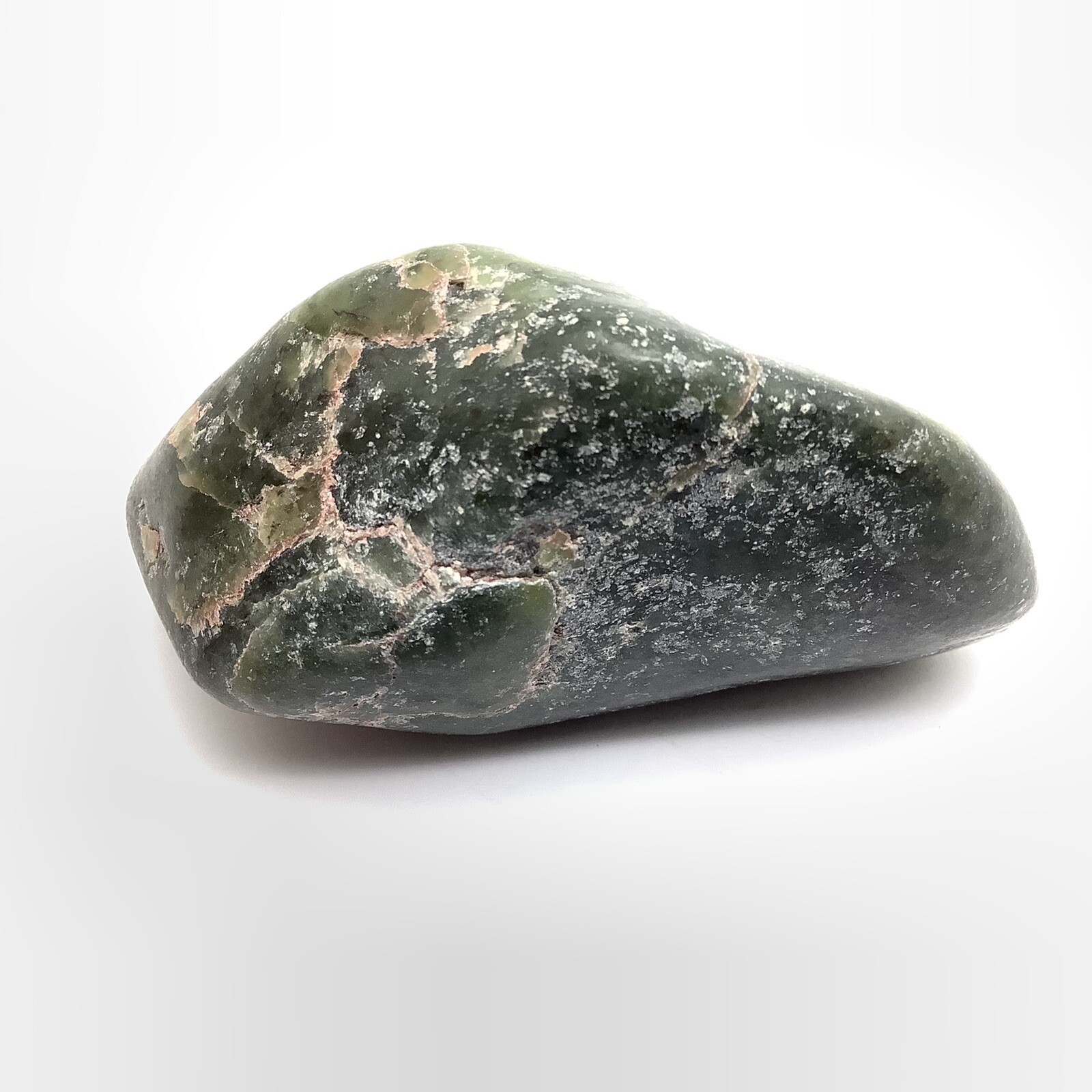 Wyoming Jade Pebble Green Whole Nephrite Jade Stone Polish Specimen WY #35