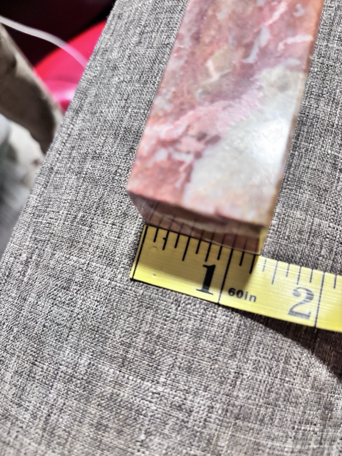 Natural Maligano Jasper Tower Or Paper Weight Made In Pakistan 14.2oz 6×1.25×1