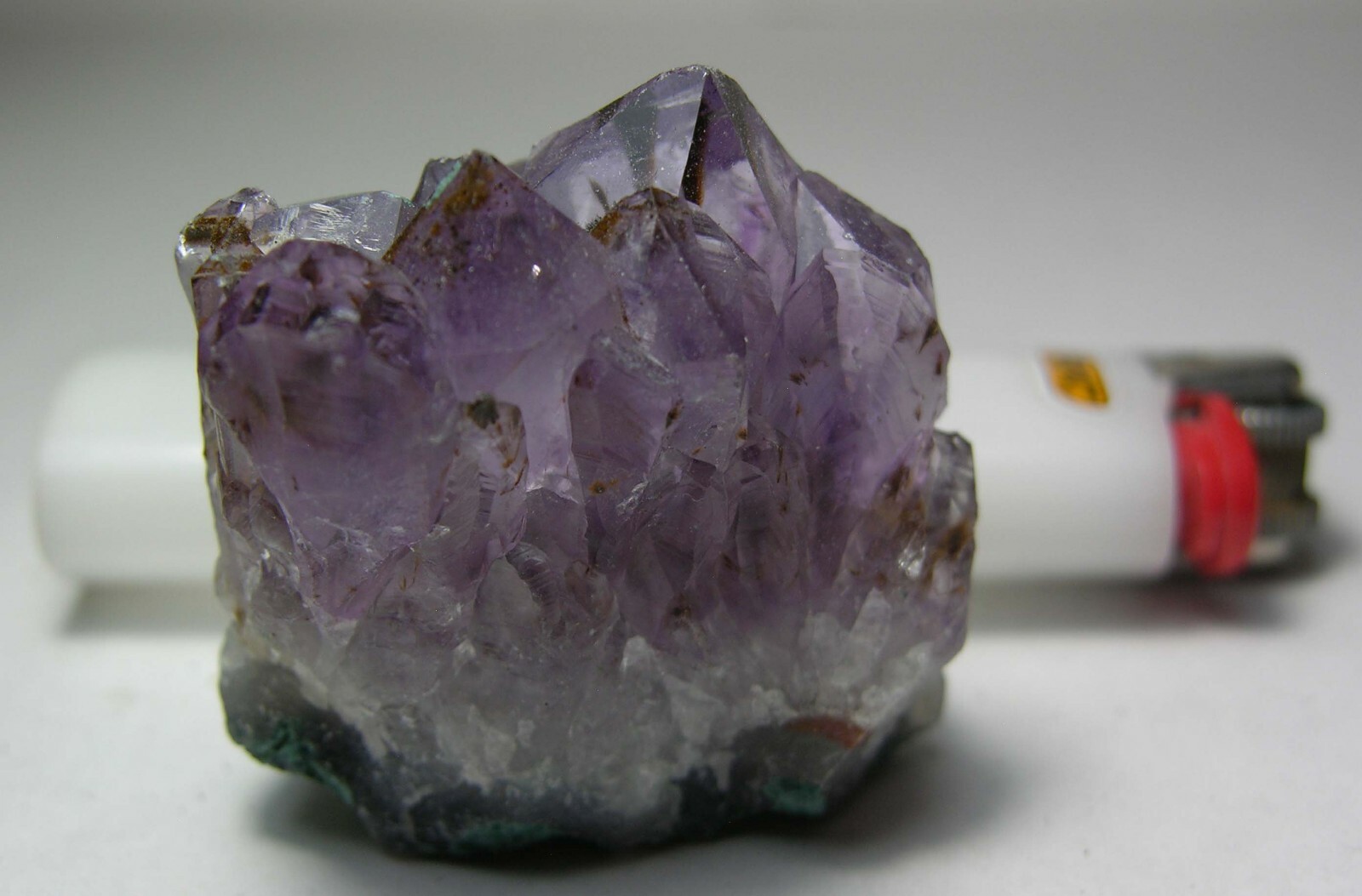 #18 Natural 1 5/8 in Brazilian Amethyst Cacoxenite Crystal Cluster Specimen 42mm