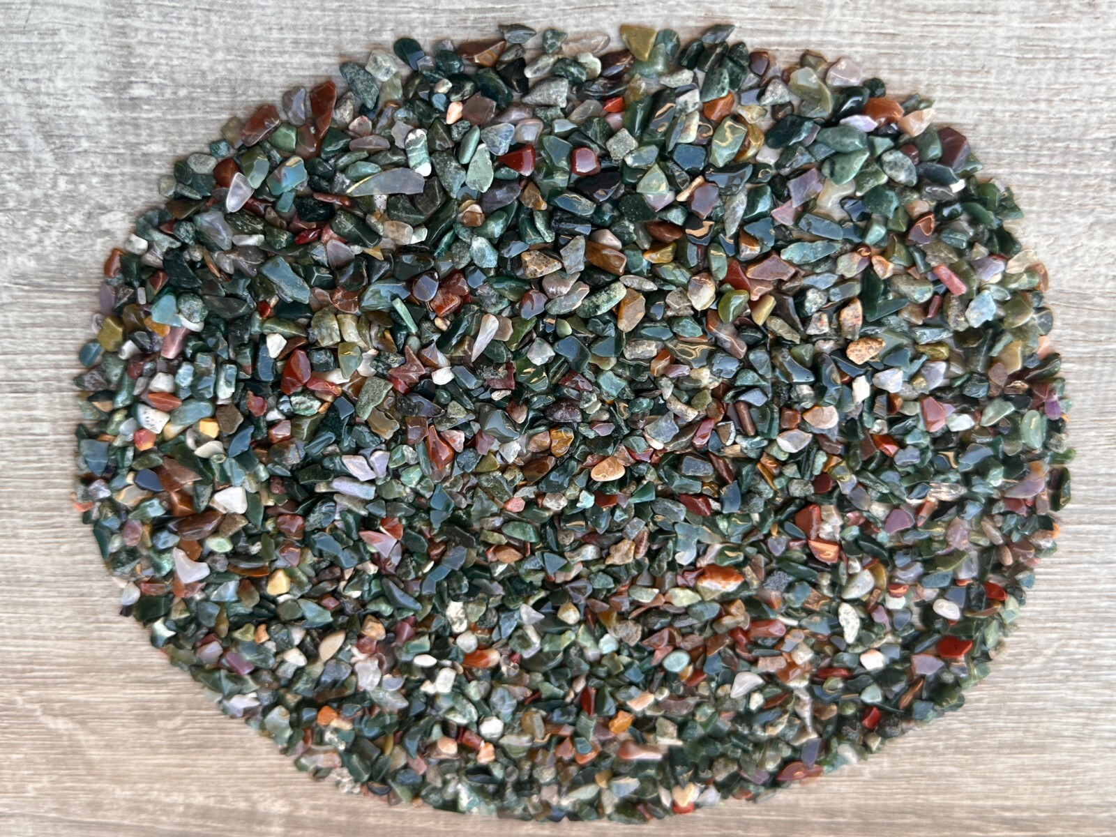 Fancy Jasper Semi Tumbled Gemstone Mini Chips 3 – 10 mm, Wholesale Bulk Lot