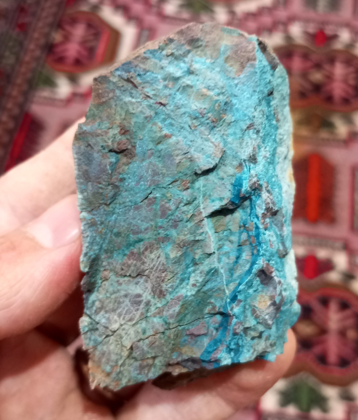 Gorgeous Colors Blue Laterite Cobalt Ore