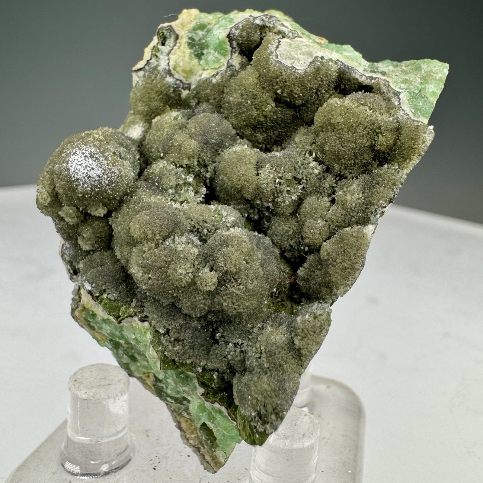 Beautiful Solid Green Smithsonite: Tsumeb Mine, Tsumeb, Namibia- Unusual!!
