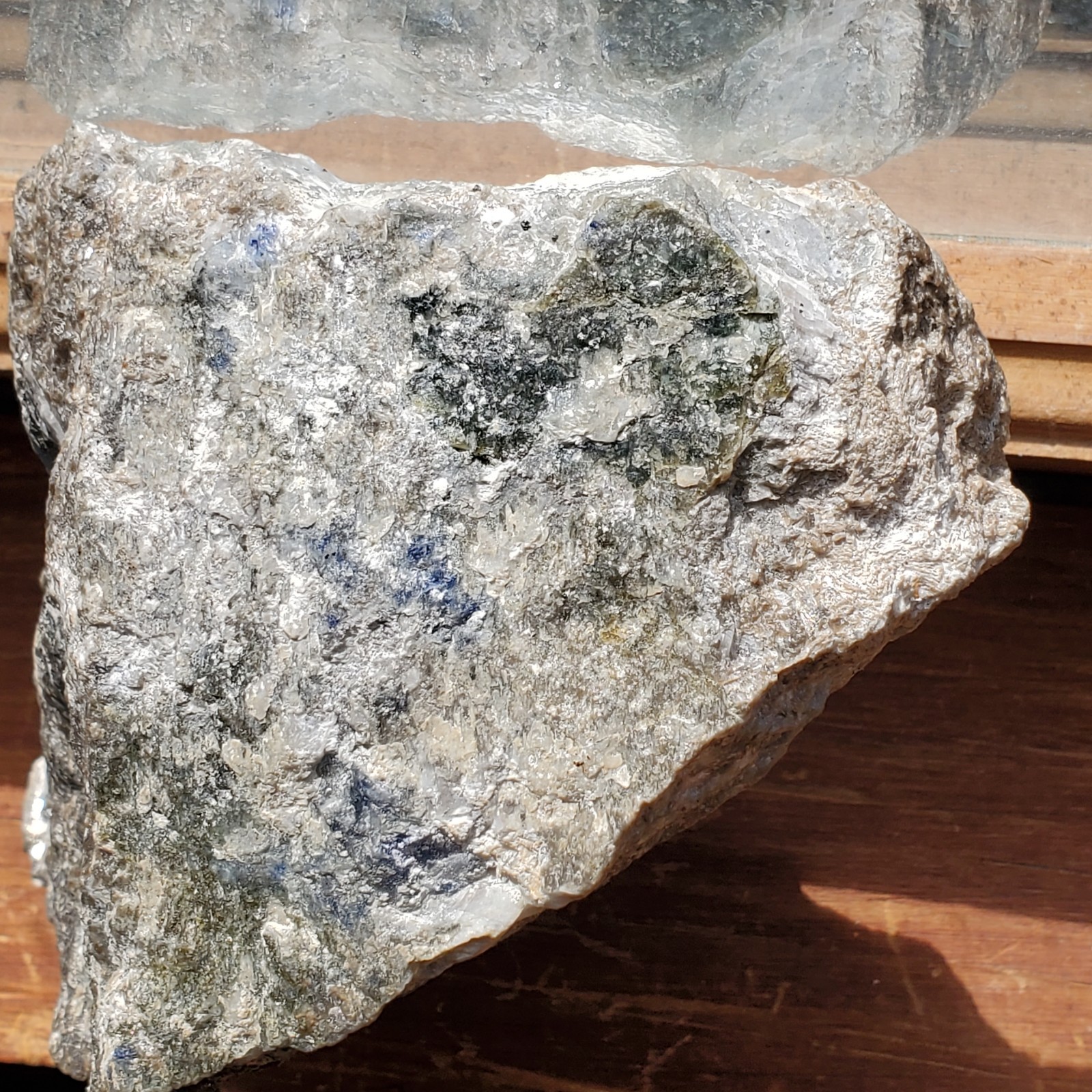 Sapphire Corundum Crystals in Matrix – Limecrest Quarry Sussex Co New Jersey NJ