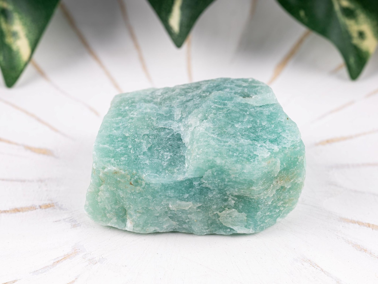 Amazonite Raw Crystal Stone – Healing Crystals and Stones for Meditation, Reiki,