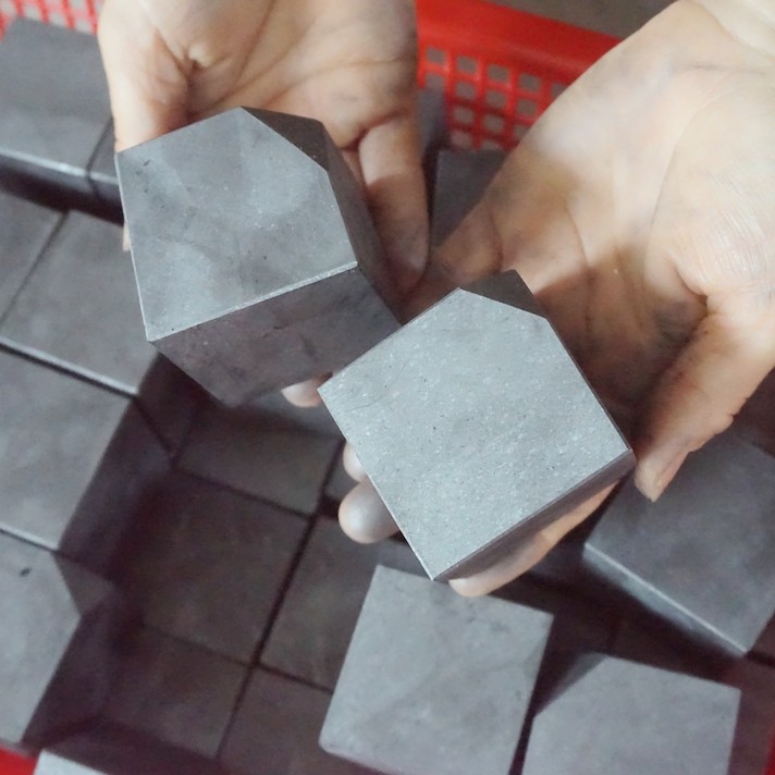 4.5LB 10 Natural Shungite Protect Radiation Crystal Square Heptahedron Healing