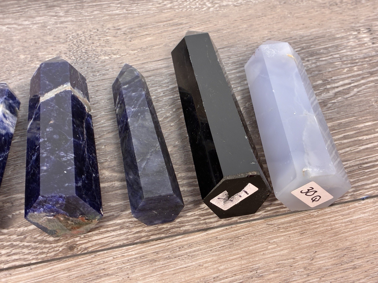 Obelisk Crystals Towers Chakras Point Healing 18 Pc Over 2 Lb Mixed Stone