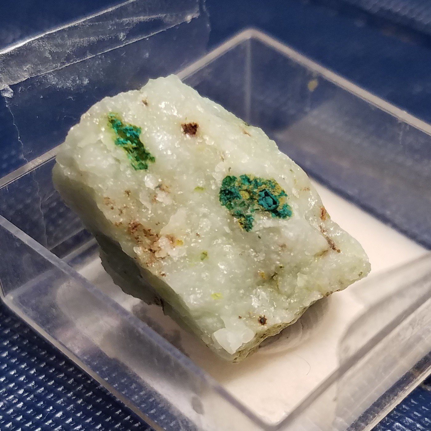 SiG: Blue-Green Greenish-Blue Claraite Crystals on Matrix from Austria