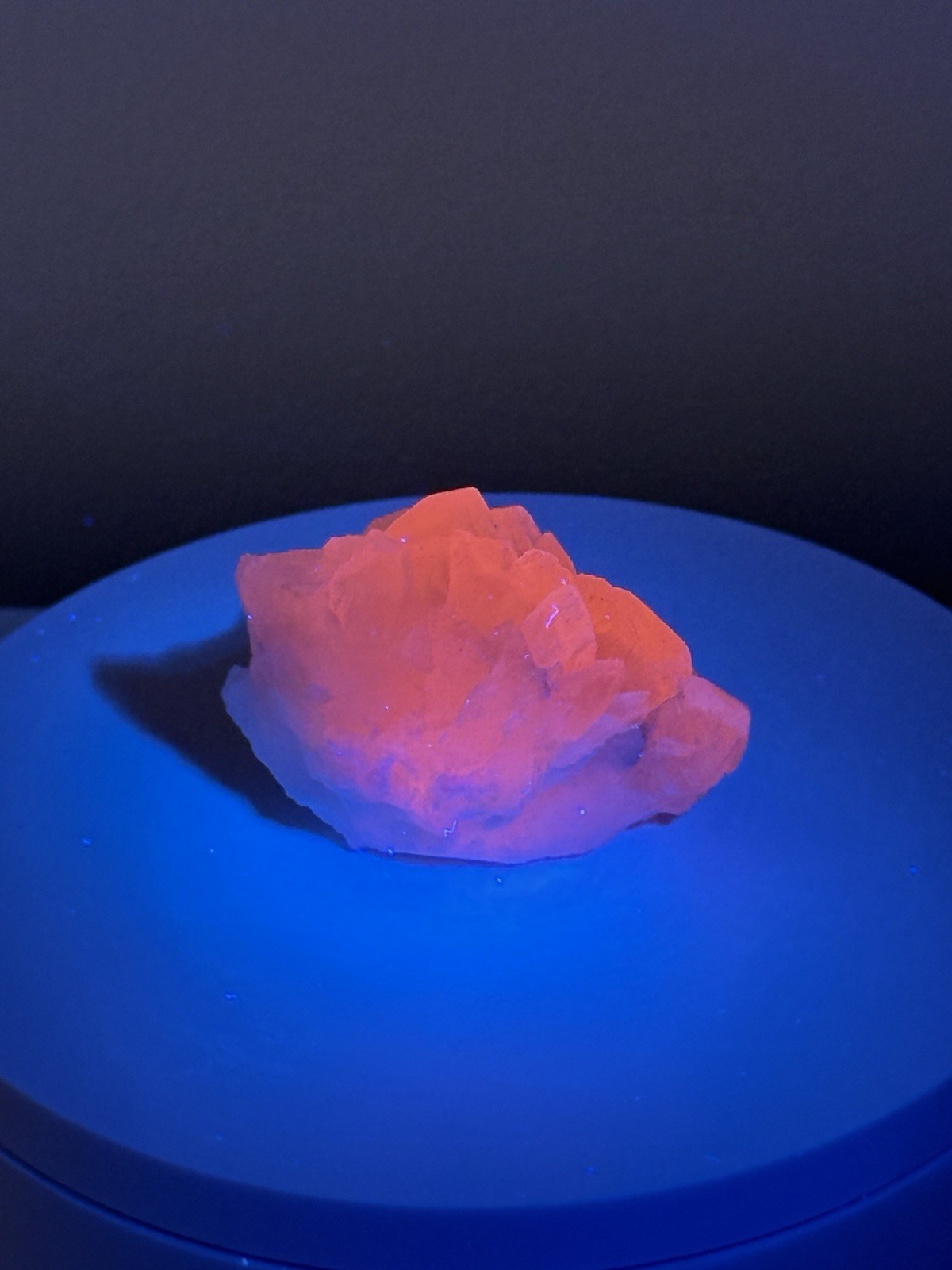 RADIANT Calcite Crystal Cluster Fluorescent Mineral Specimen – China