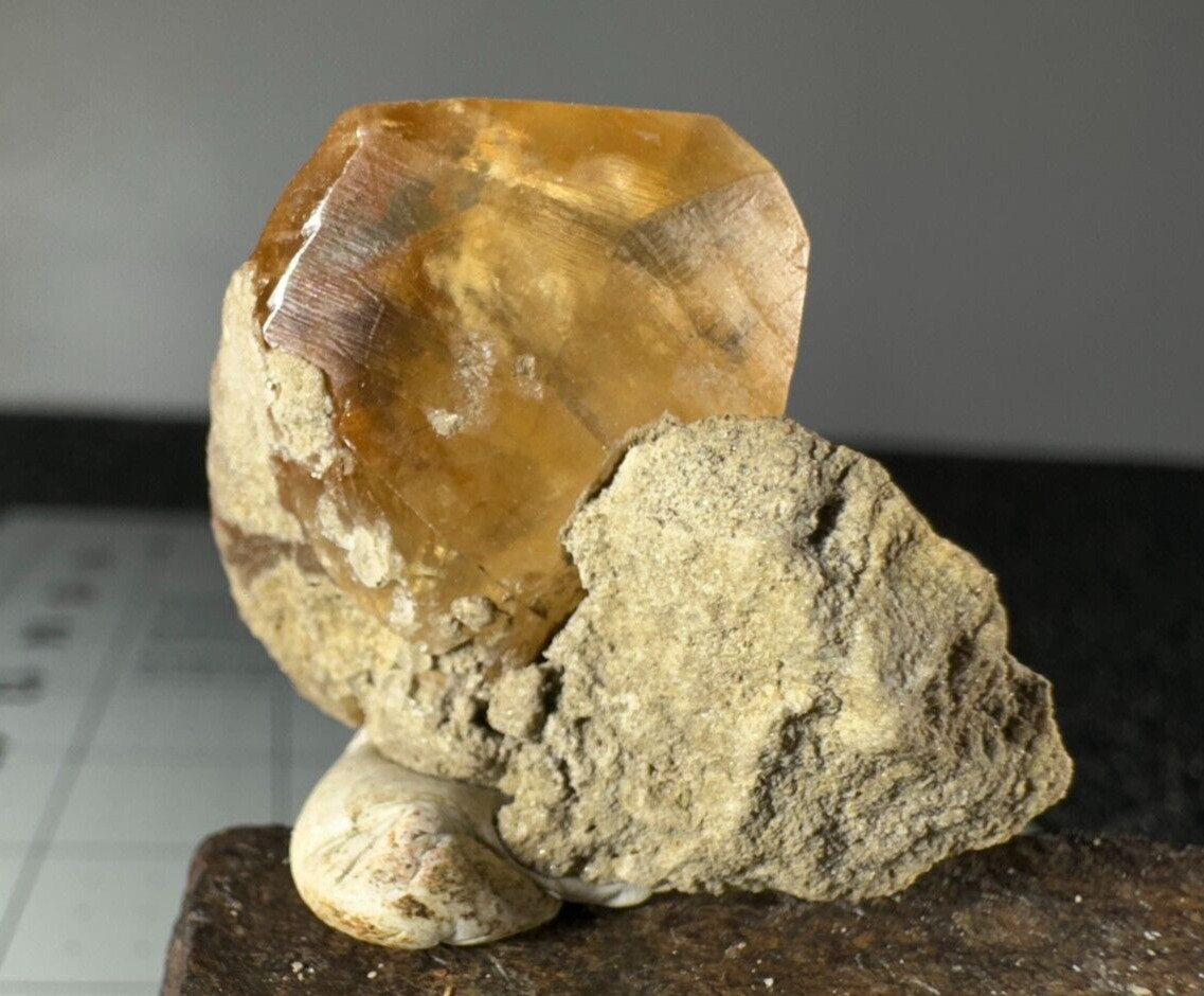 ➤1-1/4″ TWIN CALCITE CRYSTAL on Matrix -DeBolt Quarry Richmond Indiana VIDEO➤638