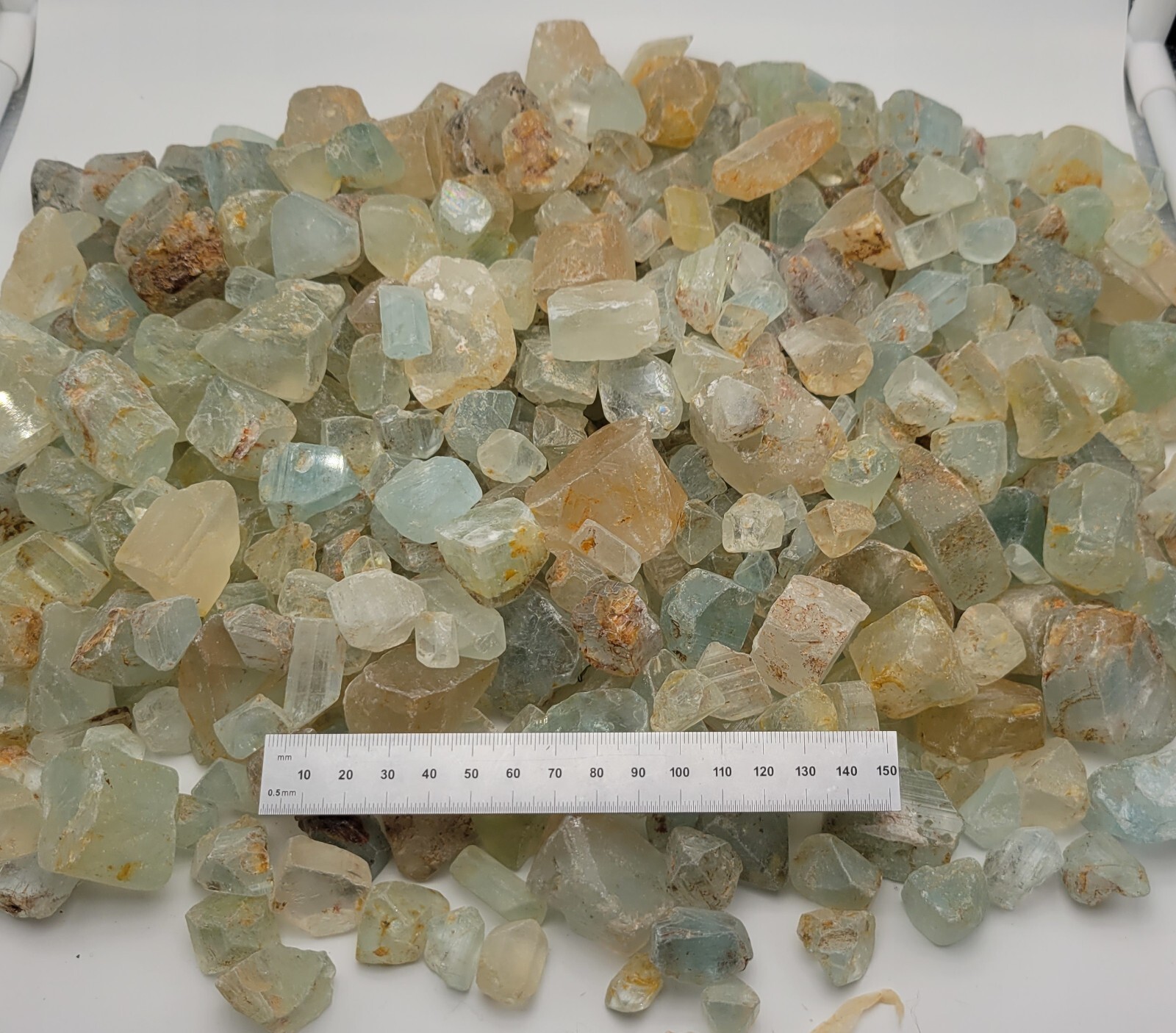 100g Topaz Crystal LOT! – Jos Plateau, Nigeria – Rough Blue Topaz Gemstones