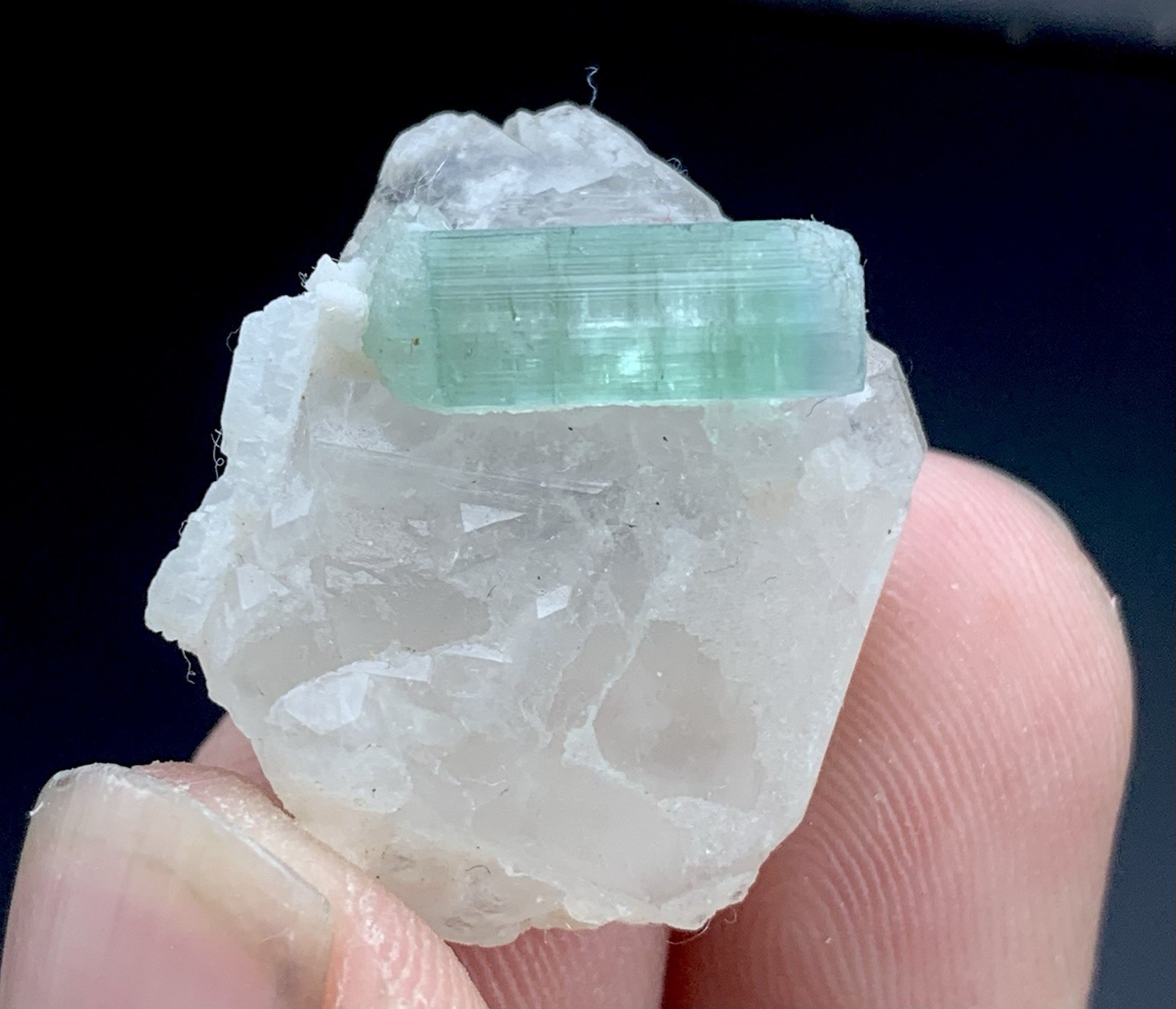 33 Cts Tourmaline Crystals Bunch With Specimen From Afghanistan.