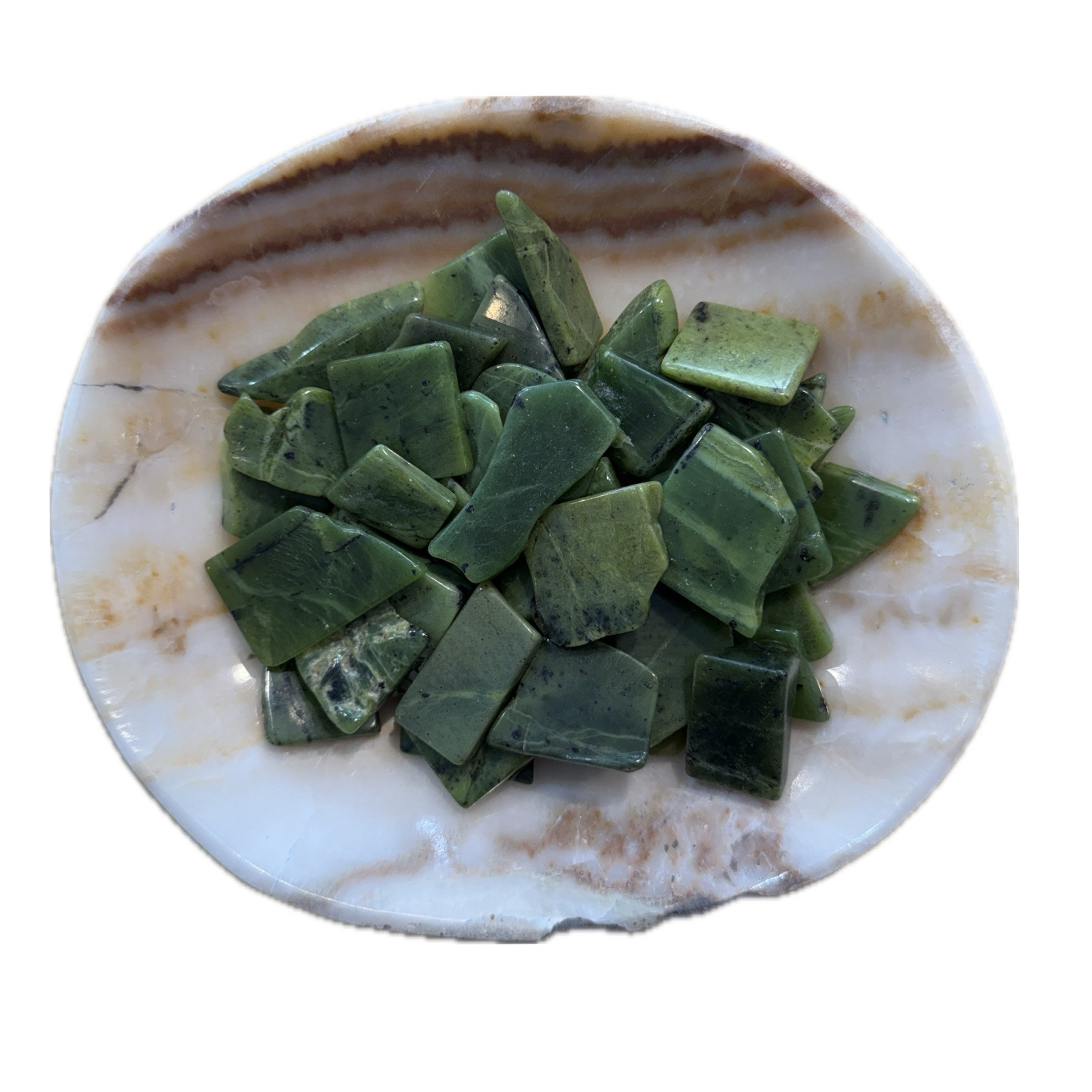 Nephrite Jade Slab- Polished Natural Nephrite Jade Crystal, Siberia, Exceptional