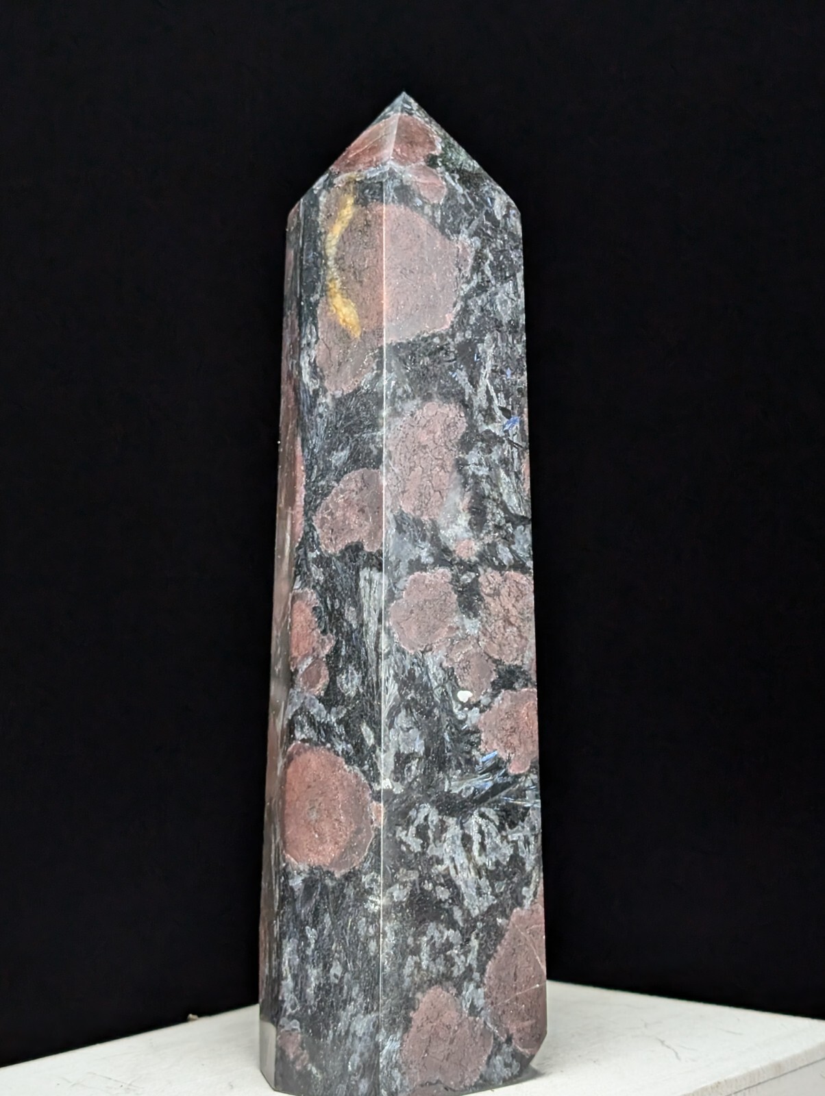 Garnet Tower Crystal Large Big Tall Gemstone Point Wand