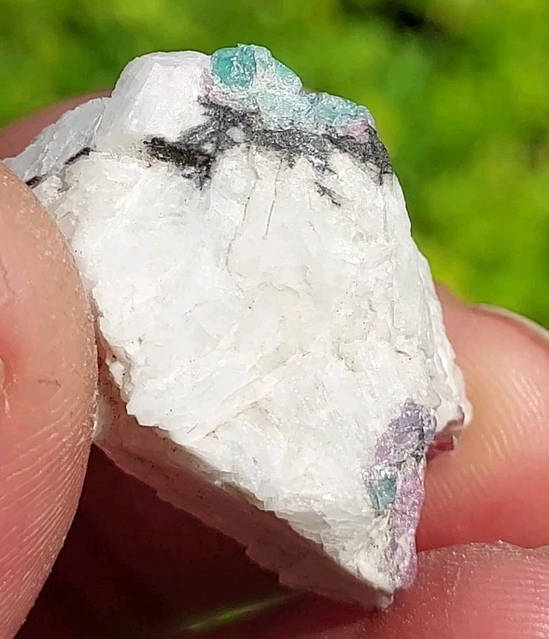 GEM PARAIBA CUPRIAN BLUE PINK TOURMALINE COPPER BEARING BATALHA MINE BRAZIL