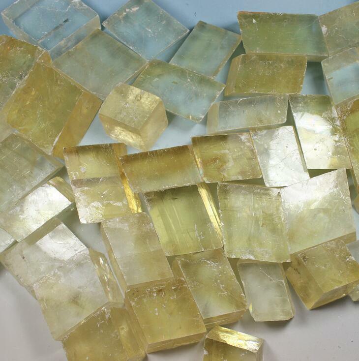 WHOLESALE PRICE! 2.2lb/10Pcs Yellow Optical Calcite Spar CRYSTAL HEALING