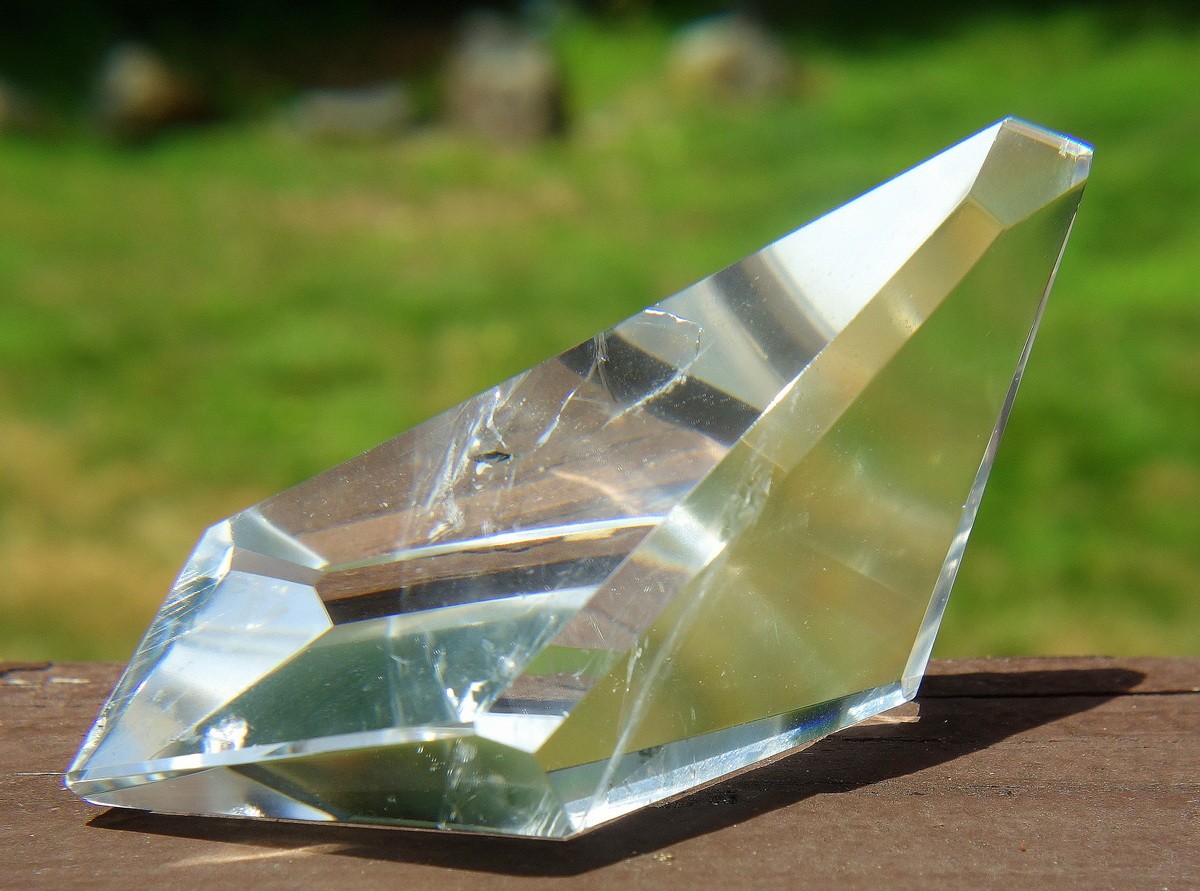 Polished Lemurian Quartz Free Form Crystal Portal
