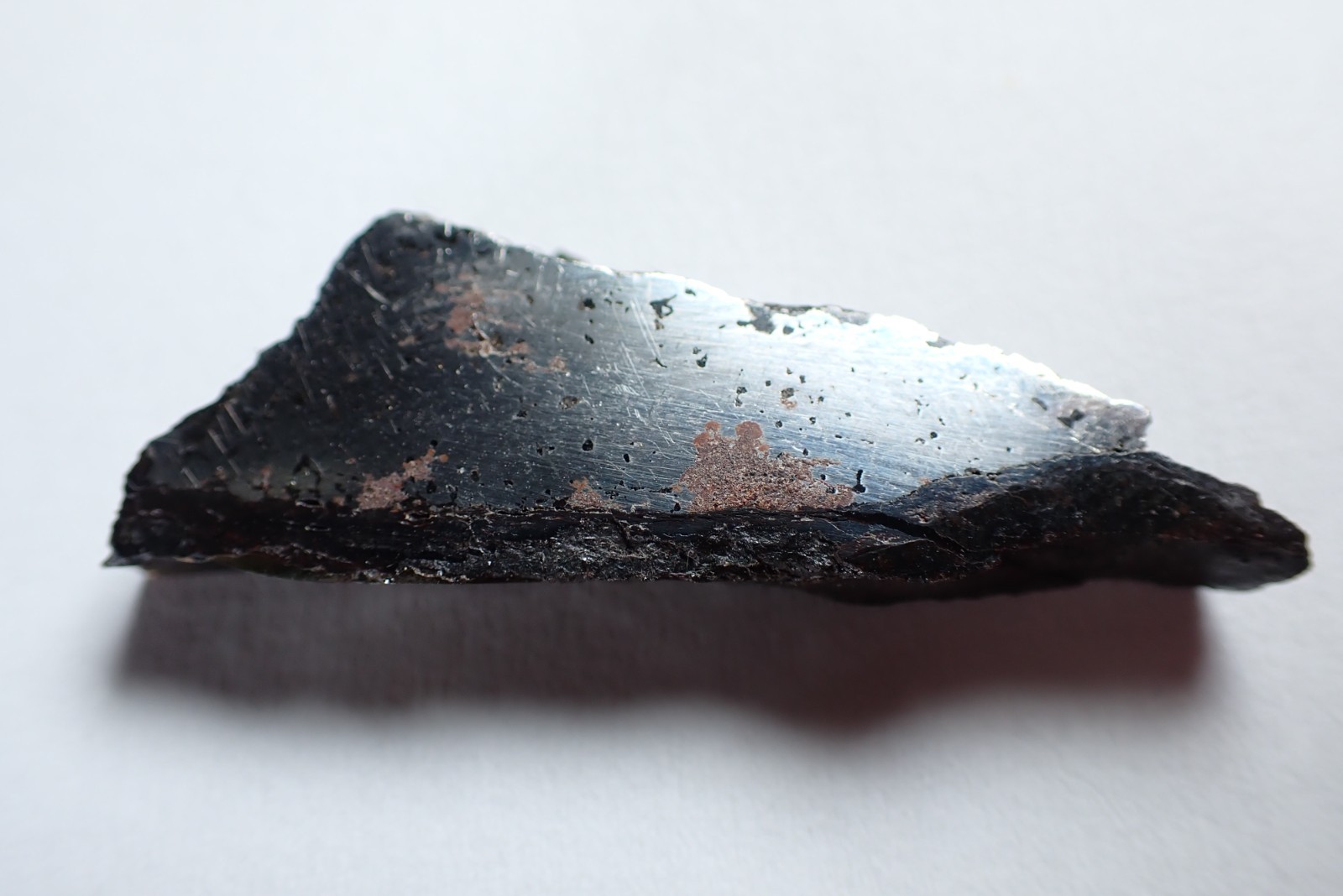 NATIVE IRON IN BASALT * VERY RARE ! Khungtukun Massif, Taimyr, RUSSIA