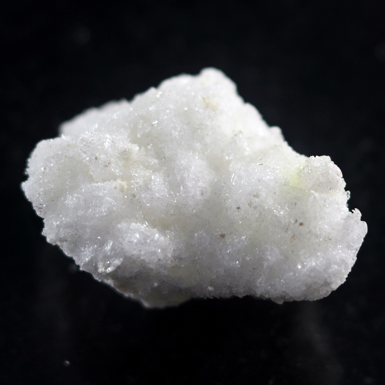 Fluorescent Mineral Specimen: Gypsum Selenite with Novacekite, Mexico (SEL626)