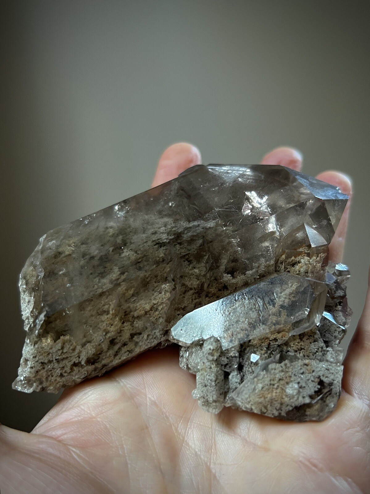 Lodolite Quartz Crystal Inclusion Quartz Natural Smoky Quartz Garden Quartz Braz