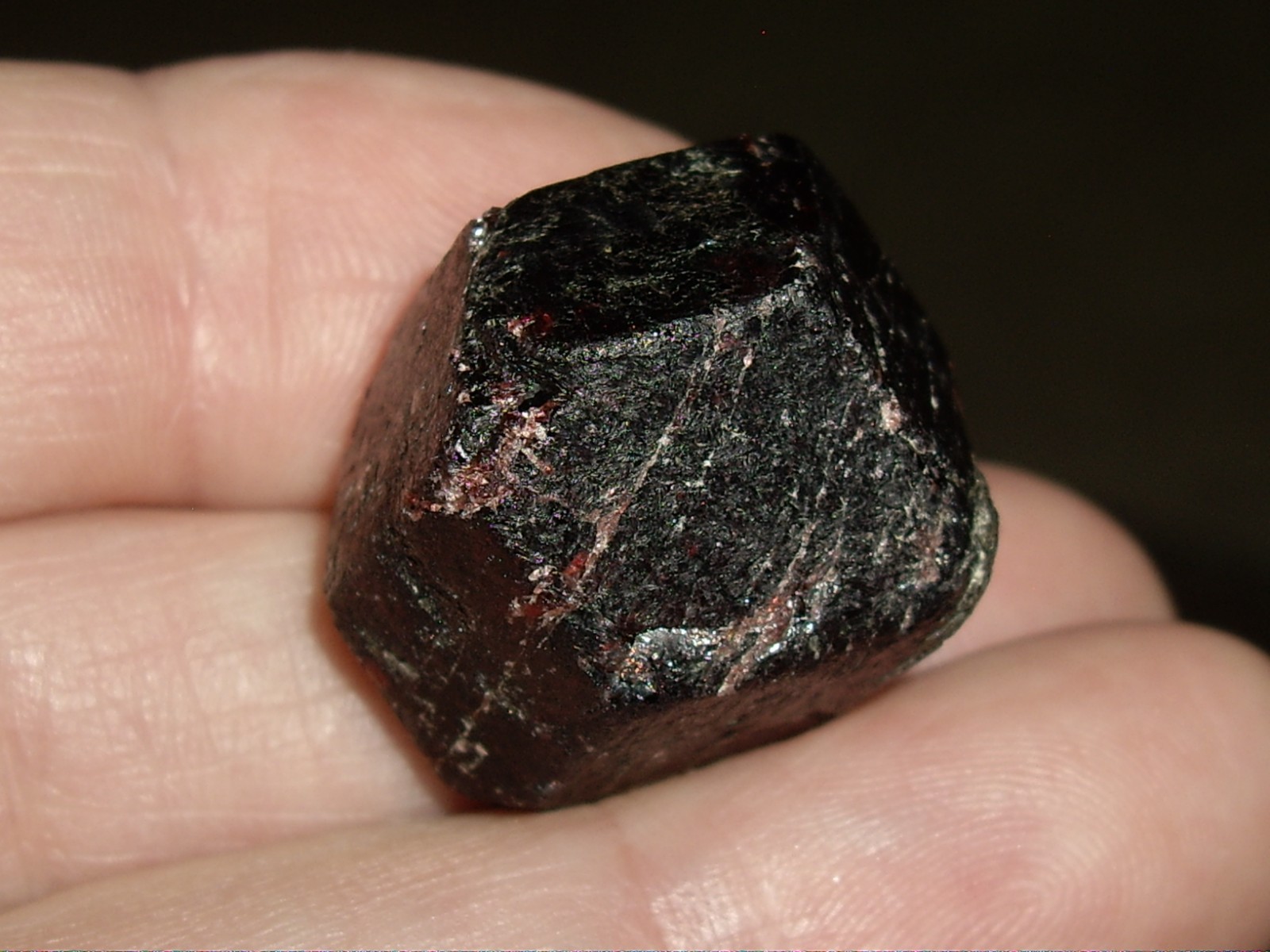 Deep Red Medium Large Almandine Garnet Crystal 25.5g