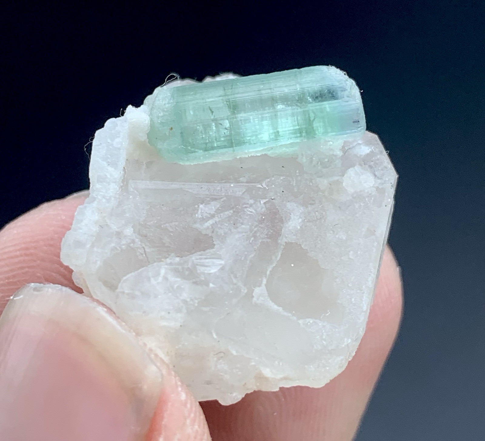 33 Cts Tourmaline Crystals Bunch With Specimen From Afghanistan.
