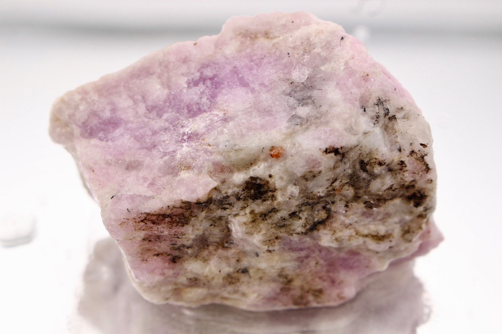 4oz UV ACTIVE Kunzite Nigeria Purple Lilac Raw Natural Rough Crystal Mineral