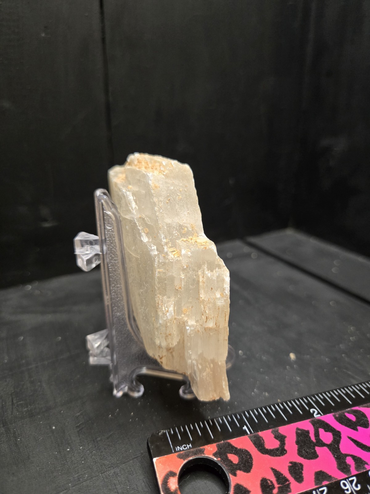 Raw Selenite Crystal Slab From Arizona 6.2 oz Natural Gypsum Mineral Specimen