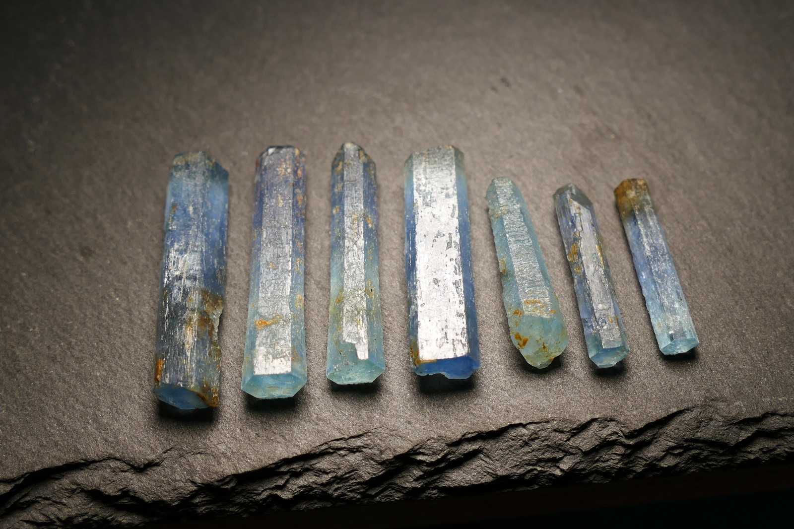 Well formed Natural Aquamarine Crystals 2.02