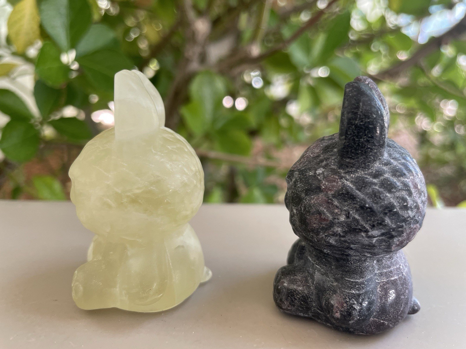 2 1/2″ Labubu Crystal/Gemstone Carving Garnet,Cittrine,Rose Quartz (Price For 1)