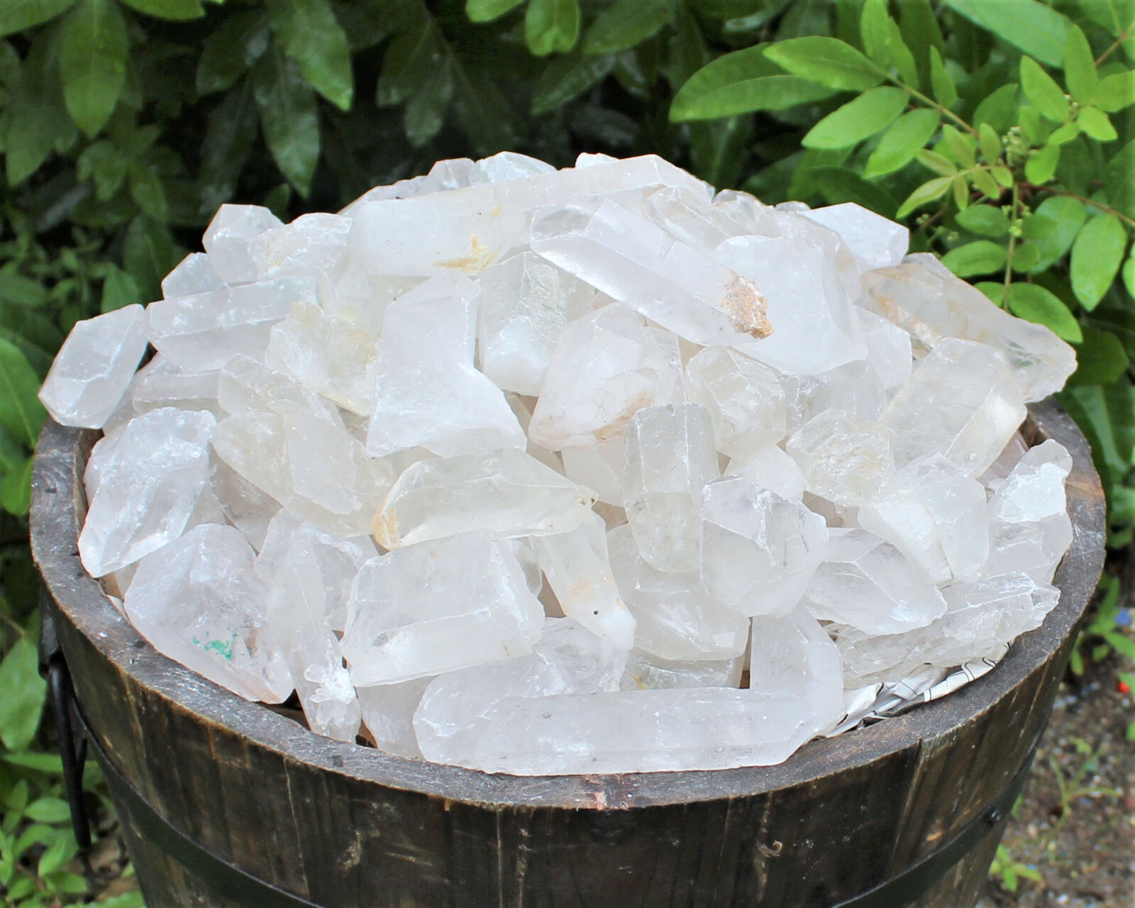 Bulk Wholesale 5 lb Lot CLEARANCE Natural Quartz Crystal Points (GREAT VALUE)