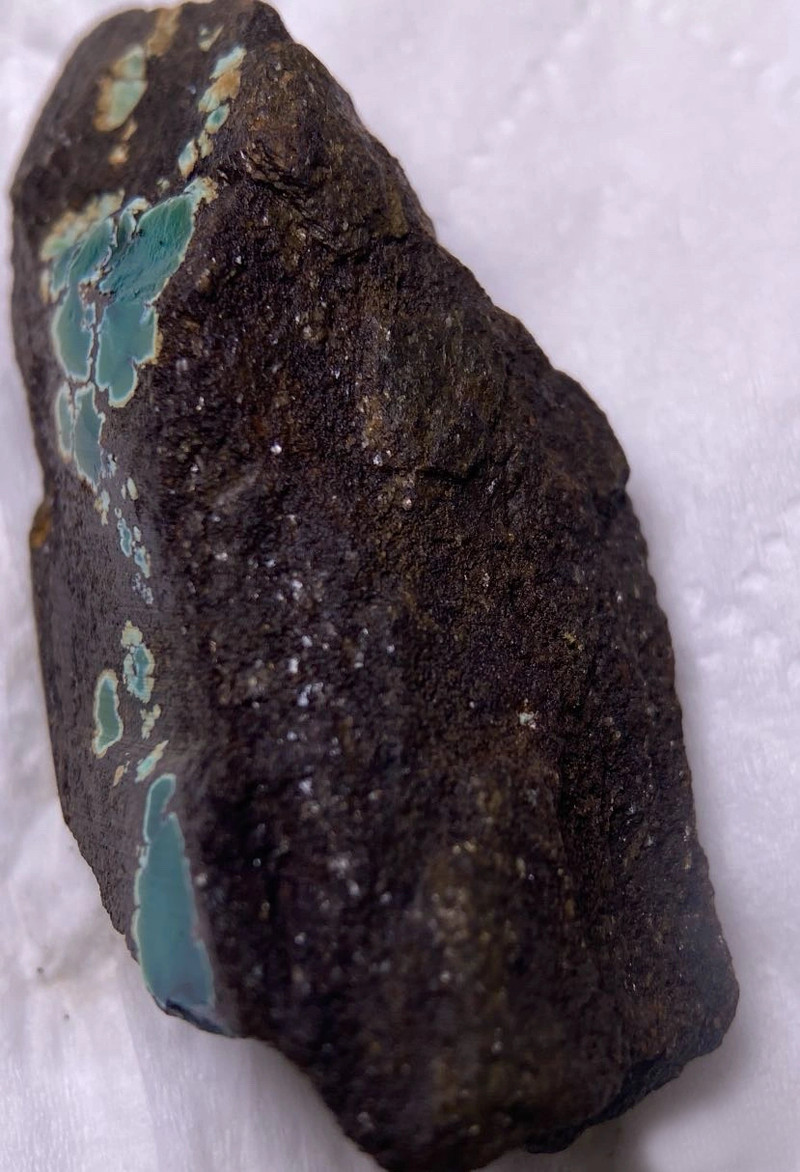 100% Natural Cloud Mountain Blue Green Turquoise Rough Specimen 17G