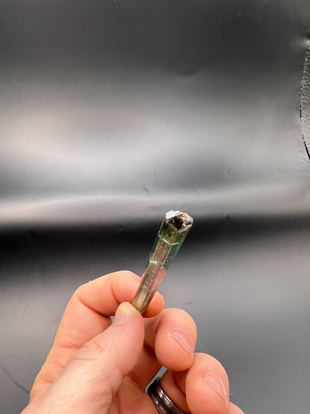 Watermelon Tourmaline Brazil 8.5 Grams Sharp Termination 3 7/16″