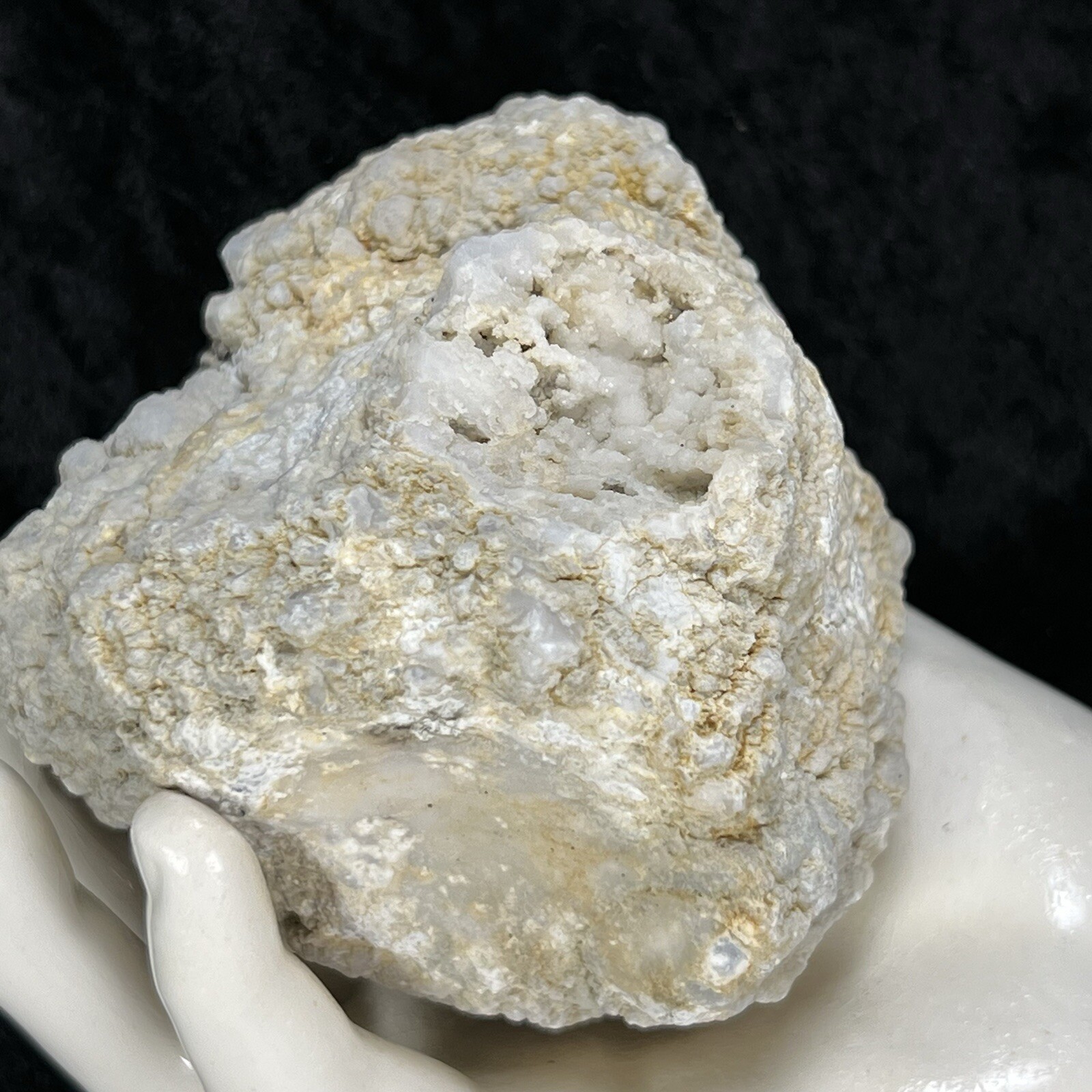 Unopened Geode 3-1/3” Quartz Crystal Rattler Crack Break Your Own Hollow 1.2Lb