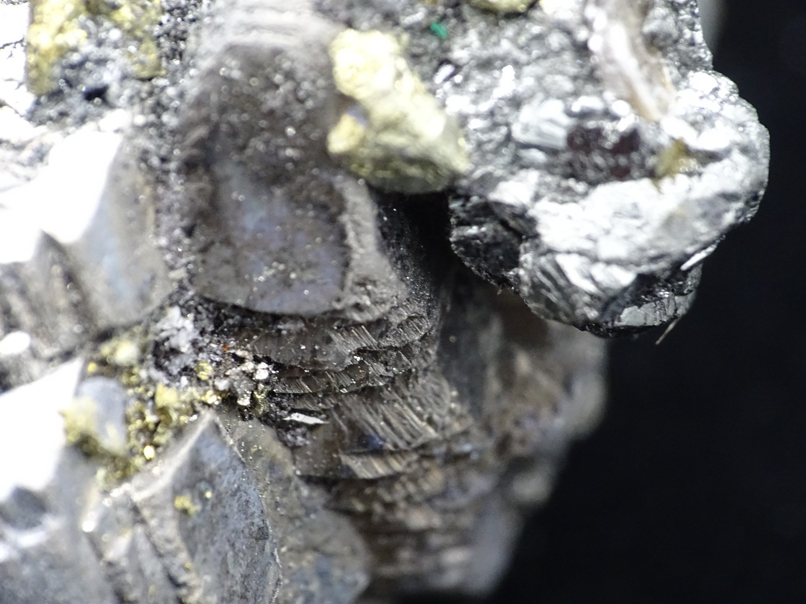 Silvery-white Arsenopyrite and Pyrite, China