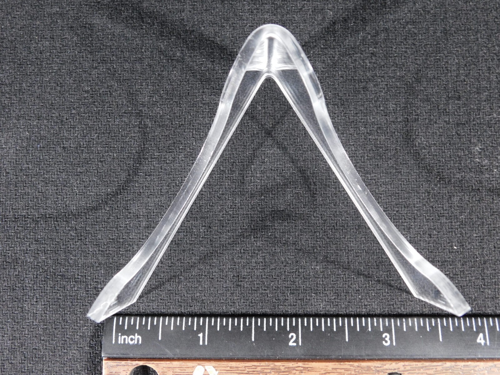 Easel Display Stand Medium Size Clear Lucite Low Profile C100