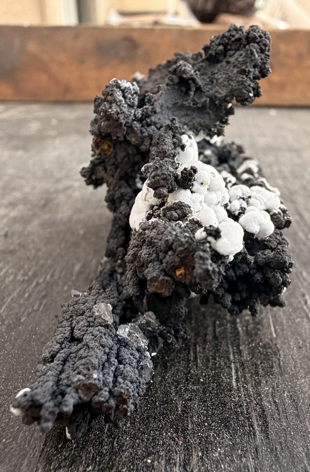 Smithsonite Wulfenite Calcite On Goethite, Ojuela Mine Mexico, 58g Specimen!
