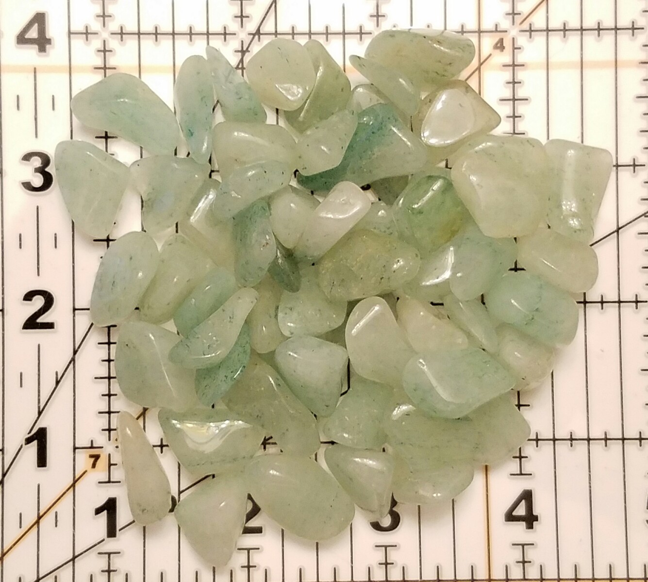 25g Tumbled Green Aventurine Gemstone Crystals 8-15 Stones Gem Rock Specimens