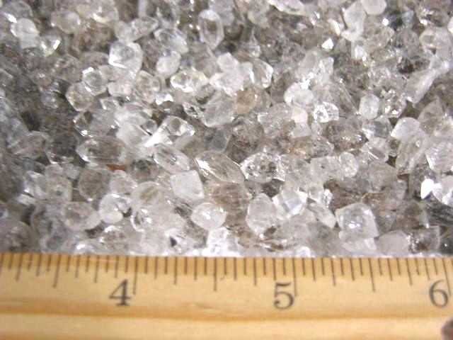 Quartz crystals double terminated crystals smaller Tibet 1/2 pound 50+ crystals