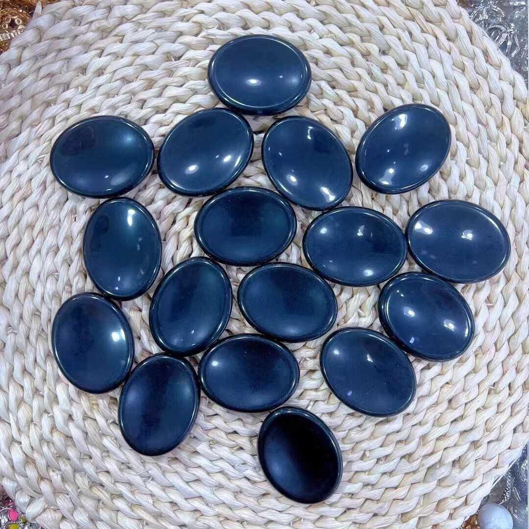 Wholesale! 50pcs Mix Crystal Oval Thumb Worry Stone Palm Stone Rei Healing Gift