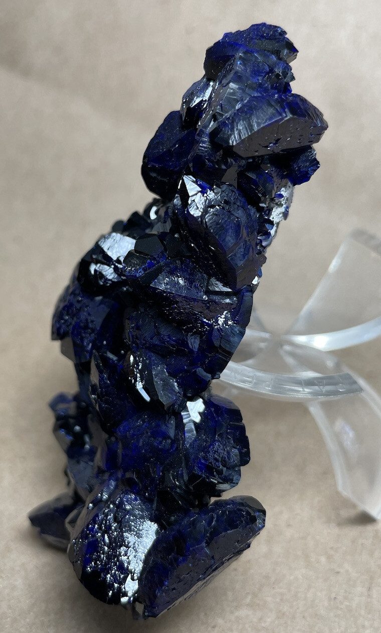 ~ 3 3/8” high x 1 3/4” x 7/8”, AZURITE, Milpillas Mine, Mexico