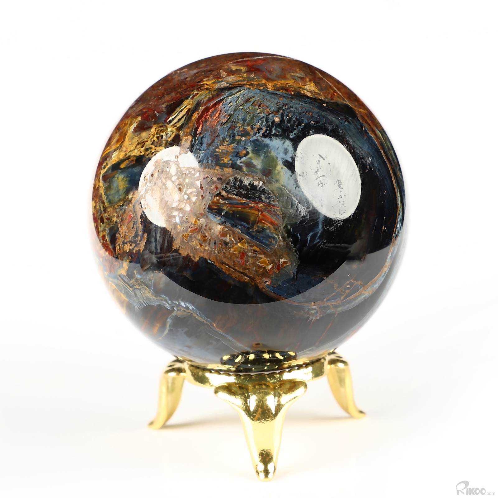 2.0″ Pietersite Hand Carved Crystal Ball/Sphere, Crystal Healing