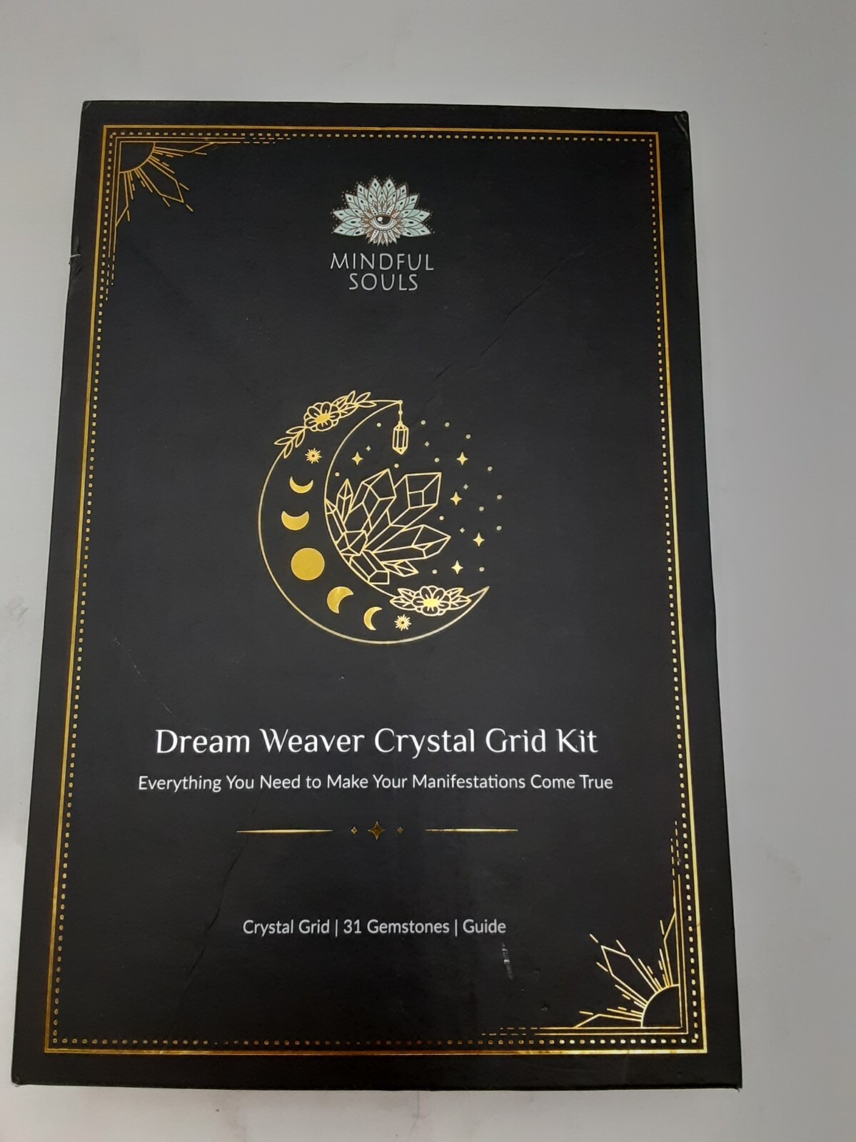 Mindful Souls Manifestation Dream Weaver Crystal Grid Kit – Unused