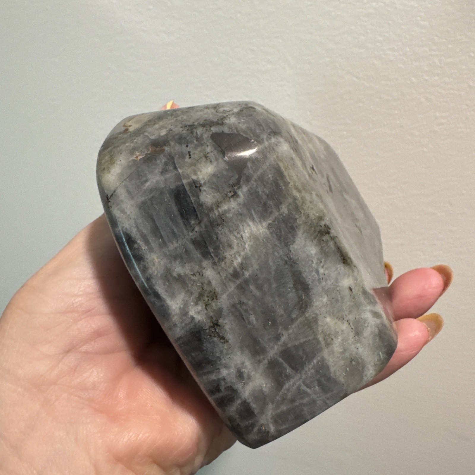 Flashy Labradorite Crystal Freeform 2.09 Lbs 5.5”x4”