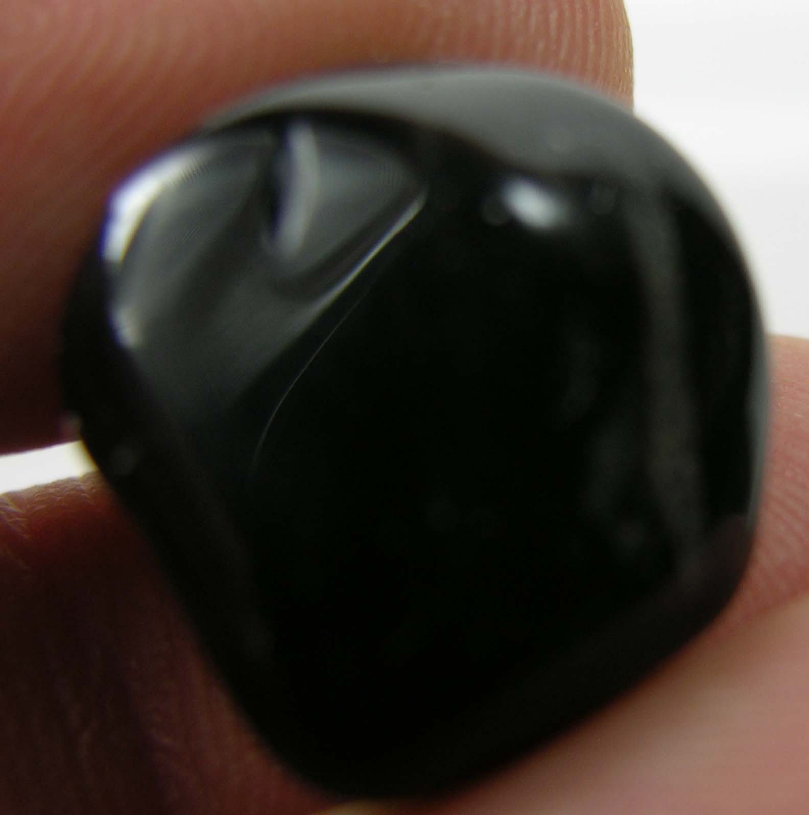#8 16.50ct Brazil 100% Natural Tumbled Rough Onyx Crystal Specimen 3.30g 16mm