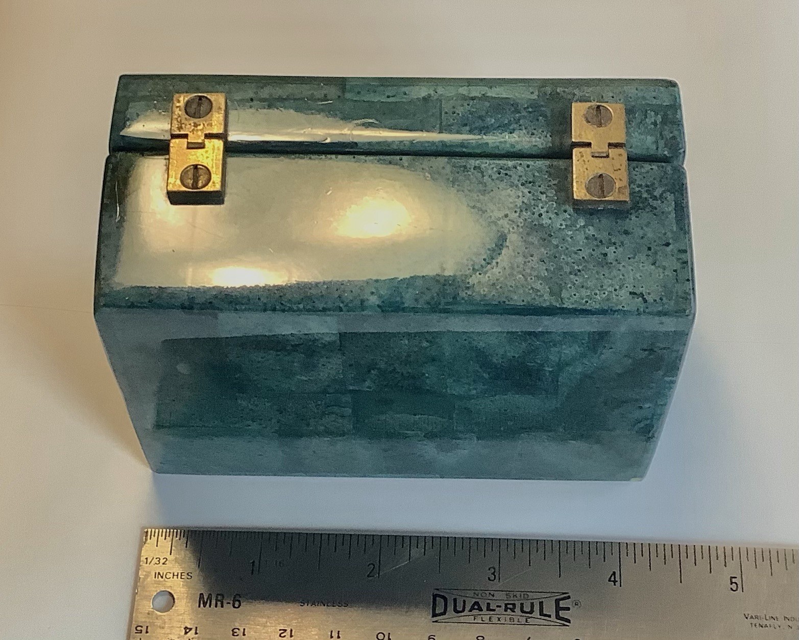 Chrysocolla Quart Box – High Quality Gemstone – Peru – 4”X 3” X2.5” – Remarkable