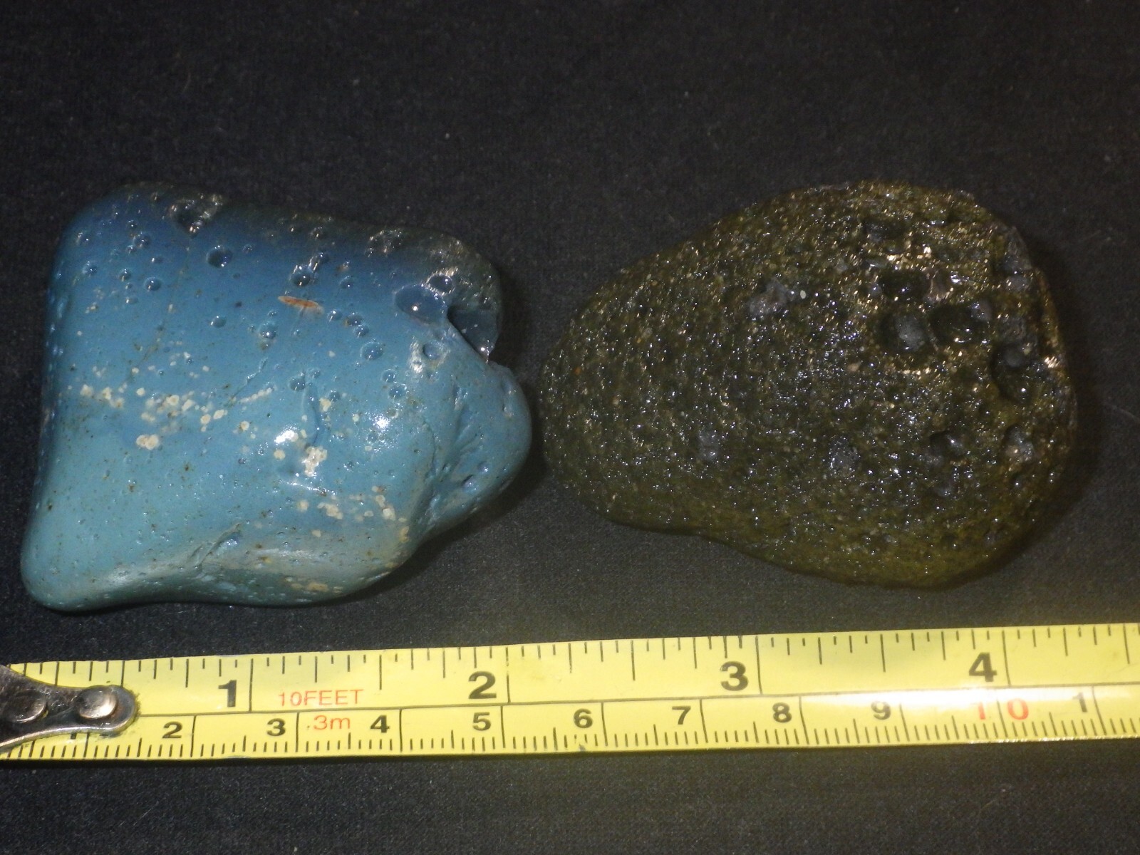 Leland Blue Stone Slag Glass