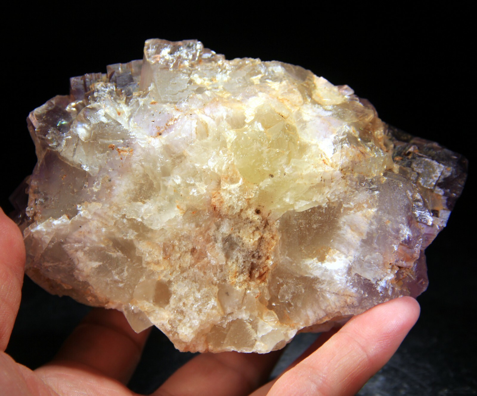 5.25″ Gorgeous FLUORITE on Matrix, Cave-in-Rock, Hardin County, Illinois! FL363