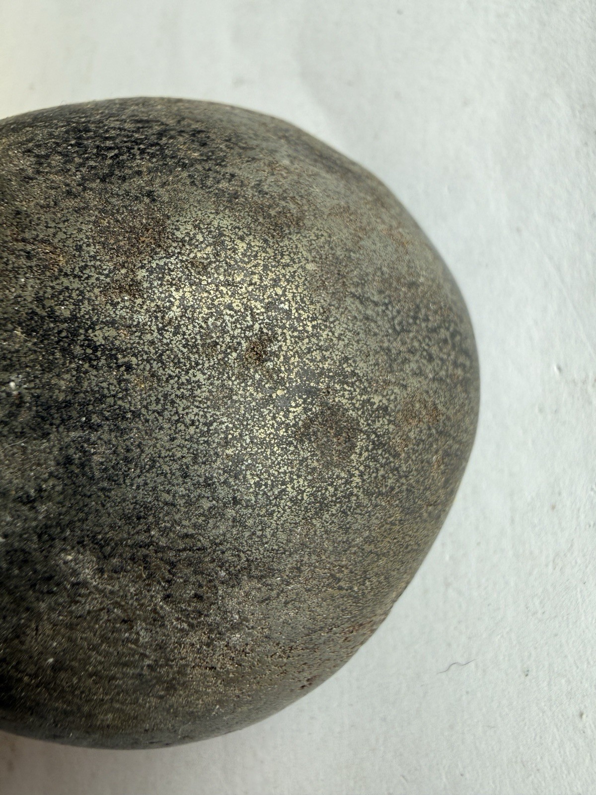 Polished Pyrite Magnetite Healers Gold Specimen Palm Stone Pebble 426g