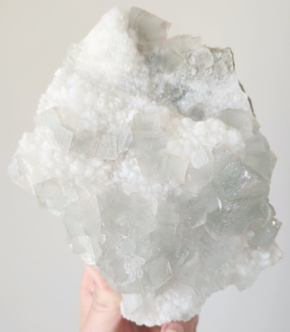 Green Fluorite Crystal Specimen Cluster Gemstone Chakra