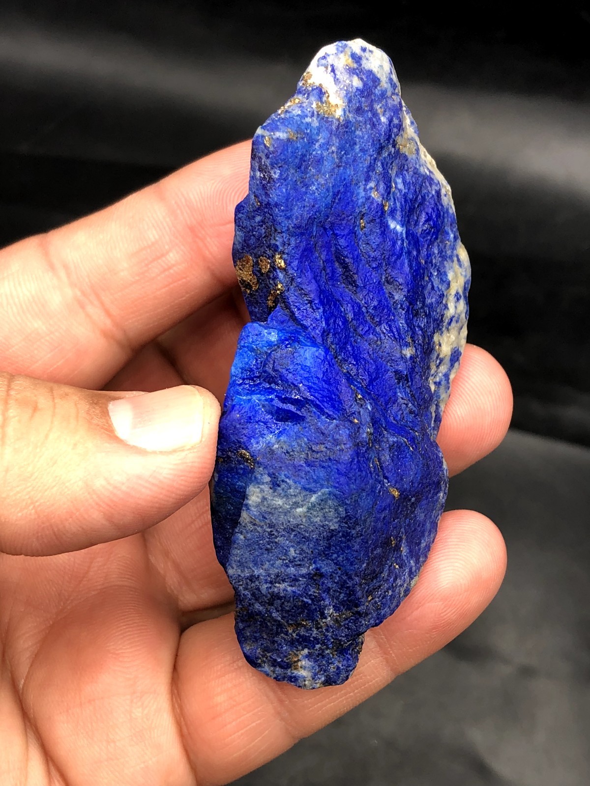 Premium Lapis Lazuli Rough Bulk Stone – Large Blue Calcite & Pyrite J43..3
